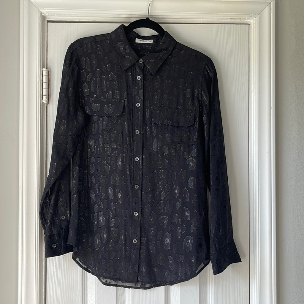 Equipment Long Sleeve Blouse